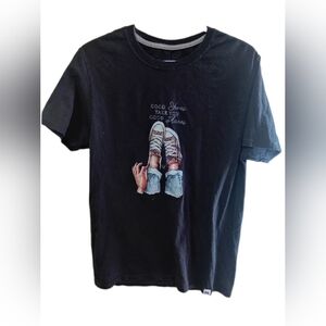 Russell Athletic Black and Gray T-Shirt